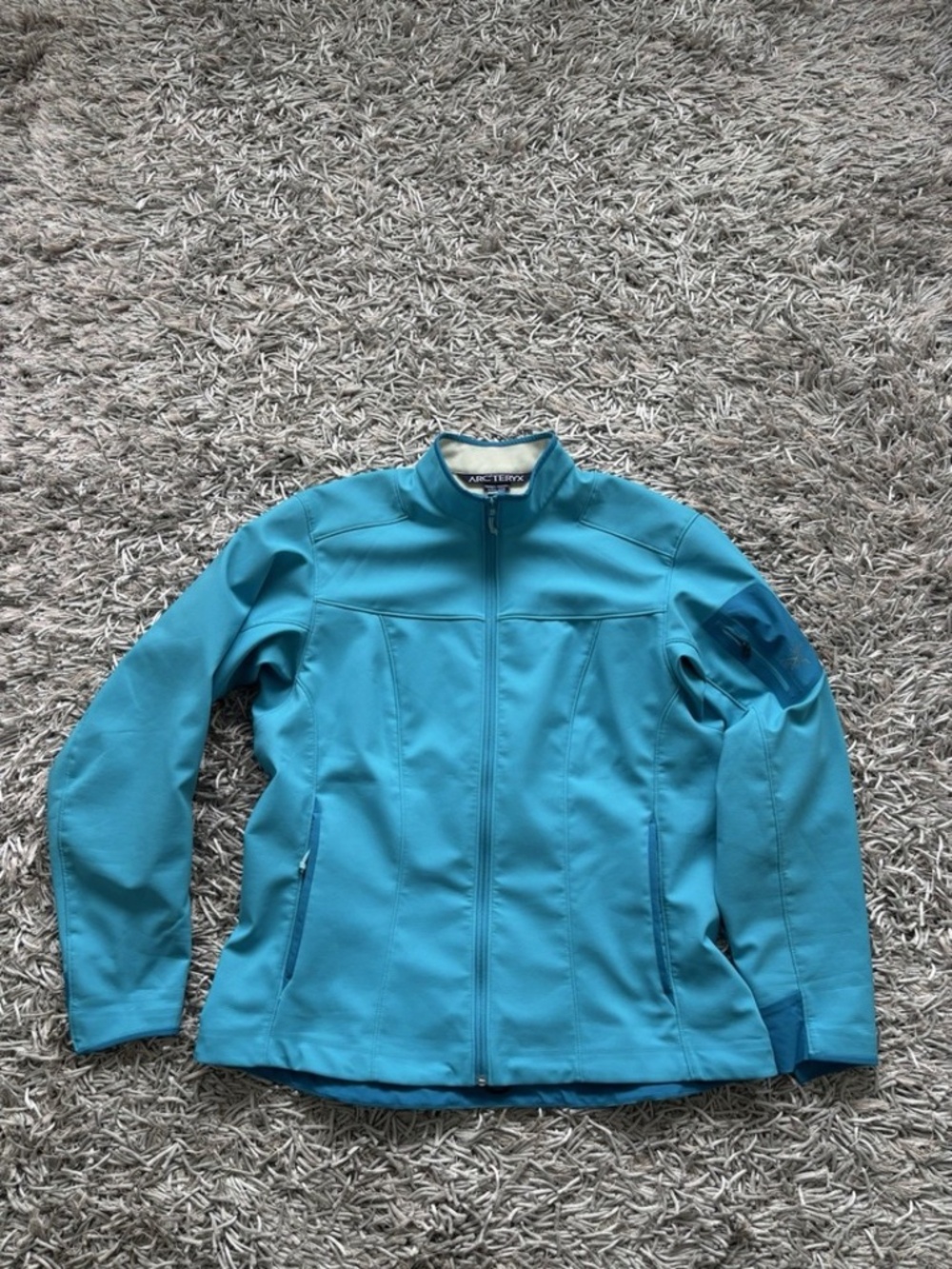 Arcteryx Epsilon AR Jacket Turquoise Softshell Sz Large ❤️